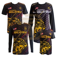 Baju Family Set Jersey Malaysia Sedondon IBU AYAH ANAK / Baju Raya Keluaga / Baju Couple Set / Jersey Malaysia FA M4