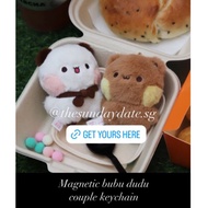 🇸🇬 (SG SELLER) AUTHENTIC VALENTINE GIFT SET💝 COUPLE KEYCHAIN KEYRINGS BEAR PANDA STICKER DUDU GF BF 