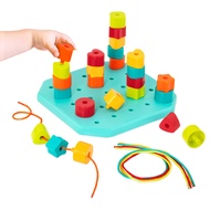Battat – Toddler Peg Board – Stacking Peg Board Set – Fine Motor Skills Toy – Therapy Toy, 31 Pcs –