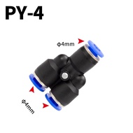 【♚】Pipe Fittings Plastic Pneumatic Connector Fitting Quick Push For Air Water Connecting PY PW Conne