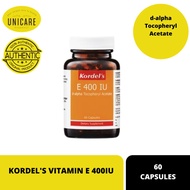 KORDEL'S VITAMIN E 400IU 60 CAPSULES