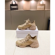 Influencer Daddy Shoes Women New Style Qianjiao Dior D Home Thick-Soled Heightened Lace-Up Casual Sp