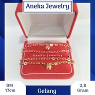 Holo Bracelet, Yellow Gold Plated, 925 Silver