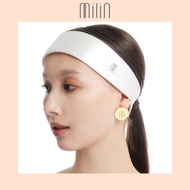 [MILIN] Modest Hair band Milin crystal M logo at the side ผ้าคาดผมตกแต่งด้วยโลโก้คริสตัลตัว M ด้านข้