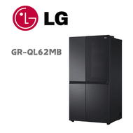 【LG 樂金】GR-QL62MB  653公升敲敲看門中門冰箱 夜墨黑(含基本安裝)