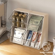 Tea Bag Storage Box Tea Room Capsule Coffee Storage Rack Tea Milk Tea Storage Box Desktop Acrylic