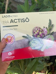 Hộp trà atiso Ladophar 100 date 04/2027 túi lọc quà tặng từ thiên nhiên