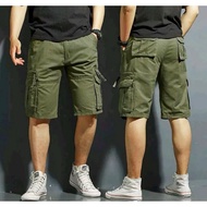 Seluar Lelaki Six Pocket Cargo Short Causal Pants