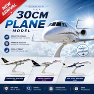 Koleksi Kapal Terbang Diecast 1:240 30cm Airbus A380 Boeing B747 B737 Airlines Resin Aircraft Model 