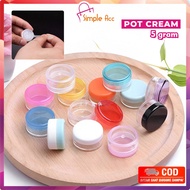 EC DO-K178 Mini Cream Container 5g Multipurpose Round Cream Jar Pot / Cream Pot Portable Cosmetic Co
