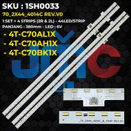 Backlight TV SHARP 70 Inch 4T-C70AL1X 4T-C70AH1X 4T-C70BK1X 70-2X44-4014C REV.V0