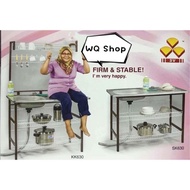 3V Stainless Steel Single Bowl Drainer/ 2 Tingkat Stainless Steel Singki/ Singki Besi