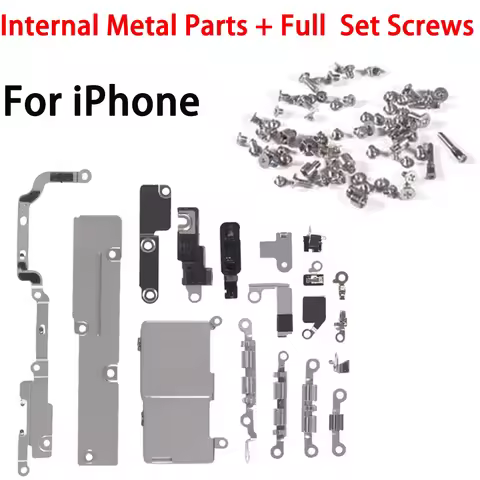 Full Set Inner Accessories For iPhone 6 6s 6P 7P 8P X XS 11 Pro Max Metal Parts Holder Bracket Shiel