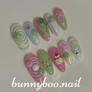 Gel False Nails smiski Press On Nails Fake Nails