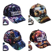 FF FREEFIRE Full print boys' hats / LEGEND CAR hats / newest PUBG hats, AGES 3-9 YEARS
