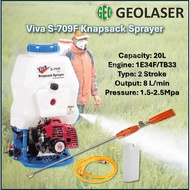 VIVA S-709F GASOLINE 2-STROKE 26CC KNAPSACK SPRAYER 20L WITH 1E34 ENGINE