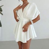 Women's Casual And Elegant Asymmetrical Mini Skirt / Valentine's Day Dress / Birthday Dress / Beach 