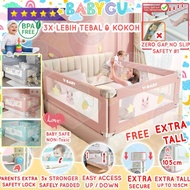 Promo Liburan! Baby Bedrail Bed Guard Rail Pagar Bayi Anak Pengaman