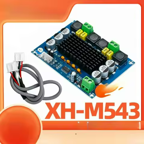 XH-M543 50W×2 High-Power Hi-Fi Digital Amp Board TPA3116D2-Clear Sound Low Distortion Stable Perform