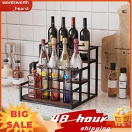 Coffee Syrup Rack 3-Storey Storage Rack Wine Rack Wine Rack Kitchen Seasoning