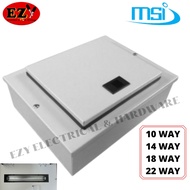 MSI S SIZE 1 ROW 10 / 14 / 18 / 22 WAY MDB-1ROW METAL CLAD DB ENCLOSURE BOX BESI BOX