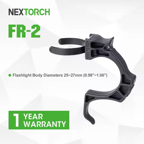 NEXTORCH Tactical Flashlight Ring with Ranging from 25 to 27mm Multi-Purpose Free Hands at Any Time 
