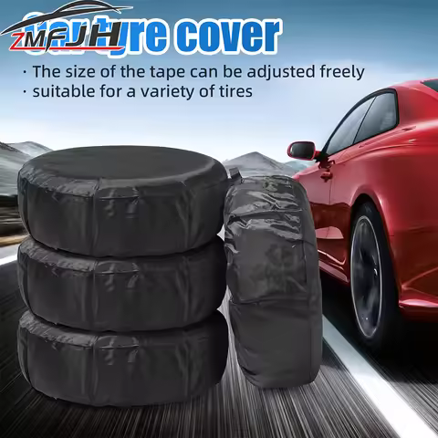 1/2/4PCS Car Spare Tire Cover Polyester Car Auto Wheel Tire Cover Protector Vehicle Tyre Wheel Cover