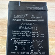 SAIKEDA SAIKEDA Children's Electric Car Battery 6V4.5 A6v7ah Stroller 3FM7 Storage TAQA