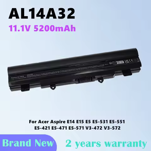 AL14A32 Laptop Battery for Acer Aspire E5-411 E5-421 E5-421G E5-471 E5-471G E5-471PG E5-511 E5-511G 