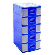 Twins Dolphin 3/4/5 Tier Desk Organizer Stationery Organizer | Twins Dolphin Penyusun Meja 3/4/5 Tin