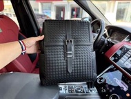 BV牛皮編織雙肩包｜旅行電腦包書包｜高清五金Logo標誌｜Outlet原廠產品