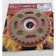 WAVE 125 WAVE 110 DASH 428 HARDEN STEEL REAR SPROCKET SPROCKET BELAKANG