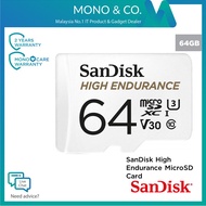 SanDisk High Endurance 32GB/64GB/128GB Video MicroSD Card with Adapter CCTV IPTV Car Dashcam Camera