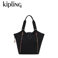 Kipling Recicely Totes ดอกกุหลาบสีดำ (จี้ลิงฟรี)
