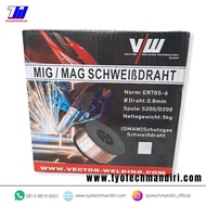 MIG WELDING WIRE ROLL/MAG SCHWEIBDRAHT ER70S-6 DIA. 0.8 MM