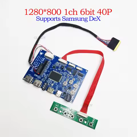 2*USB HDMI USB Type C Controller Board for 7" 10.1 inch 1280x800 LVDs 40pin LCD Screen N070ICG-L21 B