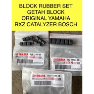RXZ BLOCK RUBBER SET GETAH BLOCK SET ORIGINAL YAMAHA FOR RXZ CATALYZER BOSCH RXZ MILLI 5PV 3XL
