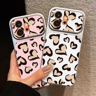 YBD Phone Case For Honor X6D X7E Plus 600 Pro 500 600 Smart 600 Lite 600E Hot Sale Orange Heart Leop
