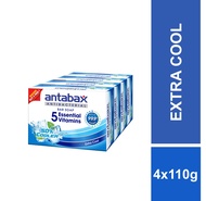 Antabax Antibacterial Bar Soap Extra Cool (4x110g)
