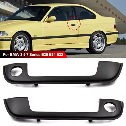 2/4pcs Car Door Handle Exterior Kit Exterior Kit Shell with Seal For BMW E36 E34 E32 3 5 7 Series 51
