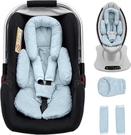 Kaseeous Infant Insert Compatible with Mamaroo Swing & Graco Swing, Thickened Baby Car Seat Head Sup