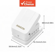 Hangtag Punch 1Pc 3-In-1 Multi-Mode Hole Punch, 5mm Single/3/5-Hole Portable Paper Puncher With Scra