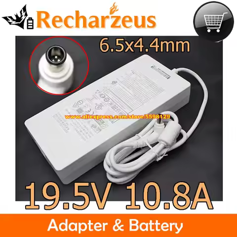 Genuine 19.5V 10.8A 210.6W AC Adapter ACC-LATP1 EAY65068601 DA-180C19 Charger For LG 32UD99 34WK95C 
