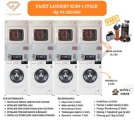 Paket usaha laundry koin ekonomis