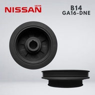 มู่เลย์หน้าเครื่อง มู่เลย์ข้อเหวี่ยง NISSAN B14 GA16-DNE มู่เลย์ นิสสัน บี14 ของไต้หวัน อะไหล่ ราคาส