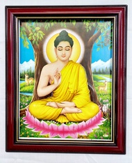 Buddha Photo Frame A4 Size Frame with Glass Buddha Picture
