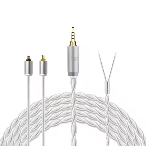 OKCSC IPX T2 Balanced Earphone Cable for IPX T2 LINUM ETYMOTIC EVO UE PREMIER WESTONE PRO X SERIES (