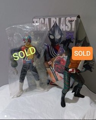 全新鹹蛋超人（價錢看描述）英雄勇像 TIGA BLAST  超人迪加 爆裂型     / 幪面超人  昭和 4號  怪金剛15.5cm大膠公仔  / 幪面超人  亞馬遜 15cm  假面騎士  阿瑪遜