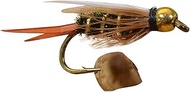 12 Flies Bead Head Prince Nymph Fishing Flies - Mustad Signature Fly Hooks