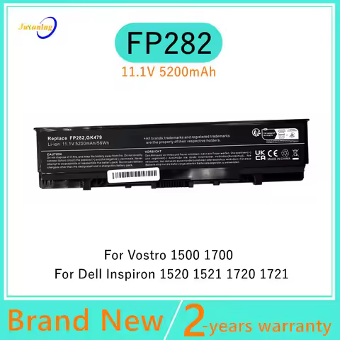 Laptop battery 312-0504 312-0575 312-0576 312-0590 312-0594 For Dell Inspiron 1520 1521 1720 1721 Vo